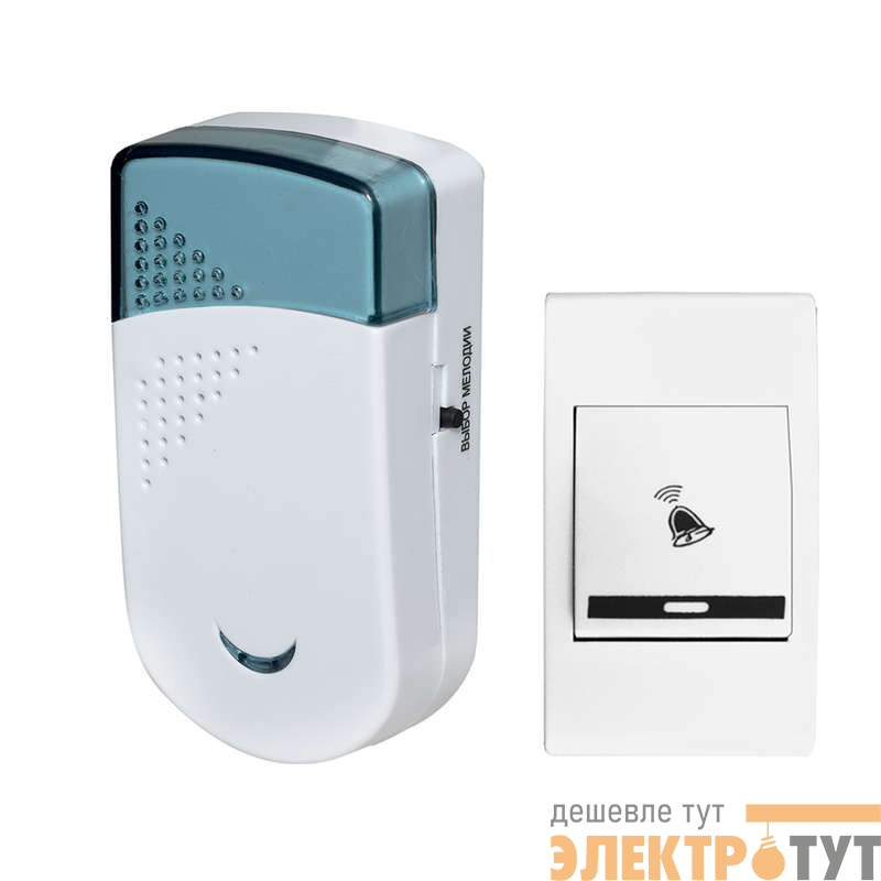 Звонок беспроводной Колибри 32 мелодии 100м 2AAAх1.5В МОНОМАХ КБ-01Б