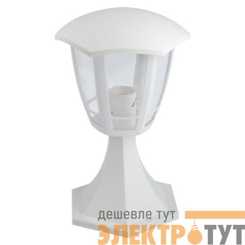 Светильник светодиодный садово-парковый ДТУ 07-8-003 Валенсия 1 8Вт 3000К IP44 6 гранный напольный бел. Эра Б0064302