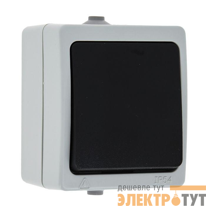 Выключатель 1-кл. ОП Венеция 10А IP54 сер. EKF EVV10-021-30-54
