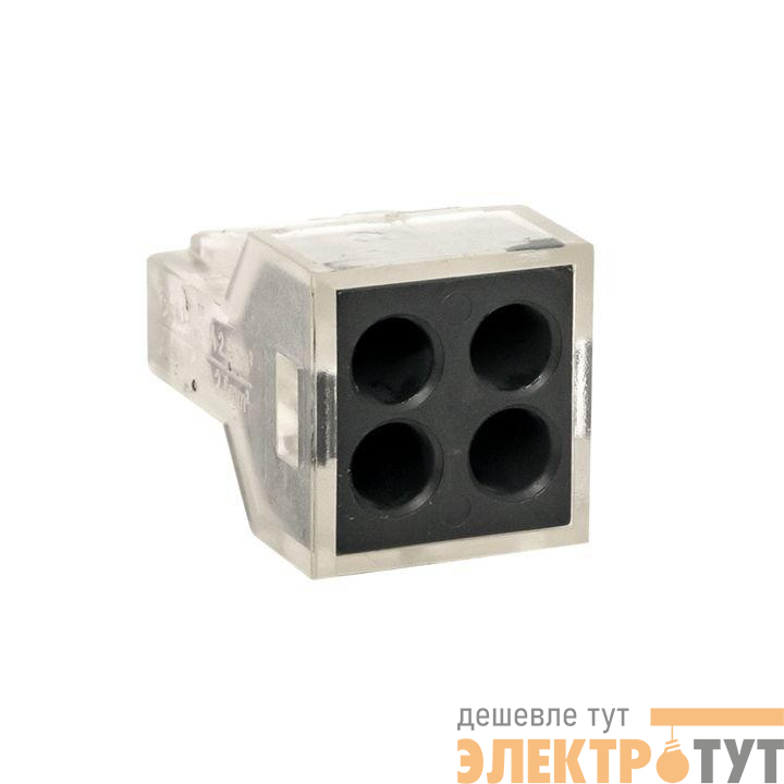 Клемма строительно-монтажная СМК 773-104 4-проводная 1.0-2.5кв.мм (уп.100шт) PROxima EKF plc-smk-104