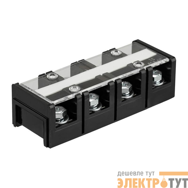 Блок зажимов клеммный БЗН ТС-604 16кв.мм 60А 4 пары Rexant 11-2161