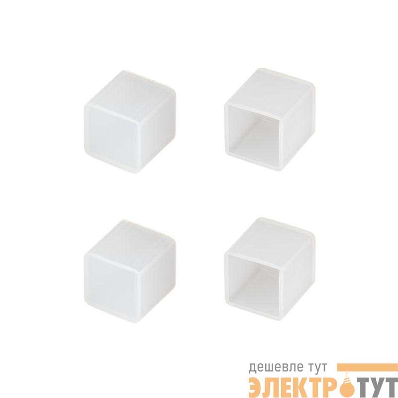 Заглушка WPH-FLEX-1414-TOP WHITE глухая пластик Arlight 040861