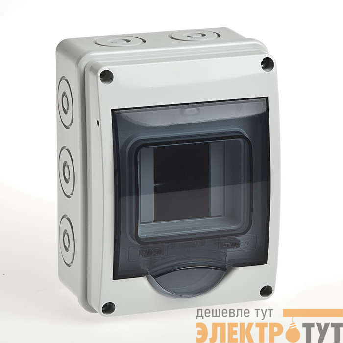 Щиток ОП Тусо 3мод. IP66 160х120х93мм с вертикал. дверцей Ruvinil 69003