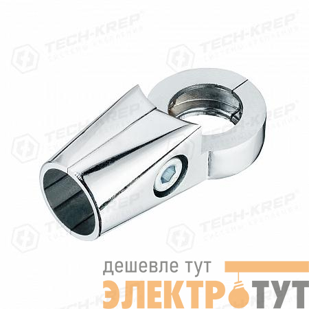 Соединитель 3-х труб угловой регулируемый хром (уп.1шт) Tech-Krep/Zitar 127451
