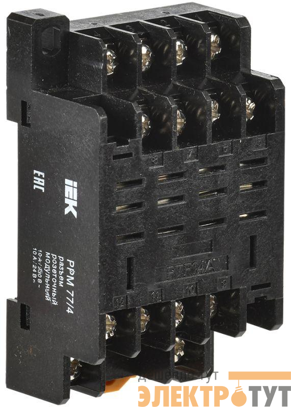 Разъем модульный РРМ77/4(PTF14A) для РЭК77/4(LY4) IEK RRP10D-RRM-4