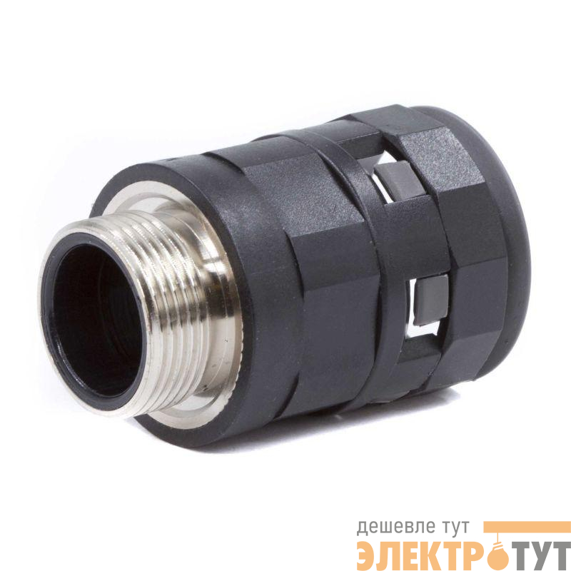 Муфта труба-коробка с металлической резьбой DN 12мм М20х1.5 полиамид черн. DKC PAS12M20N