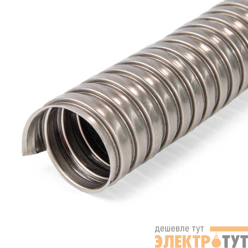 Металлорукав МР "INOX" 16 нерж. сталь (уп.50м) Fortisflex 87705