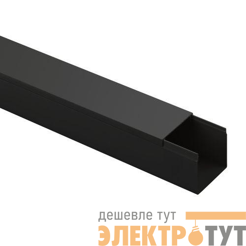 Кабель-канал 40х40 L2000 черн. KK-B-40-40 Эра Б0061745