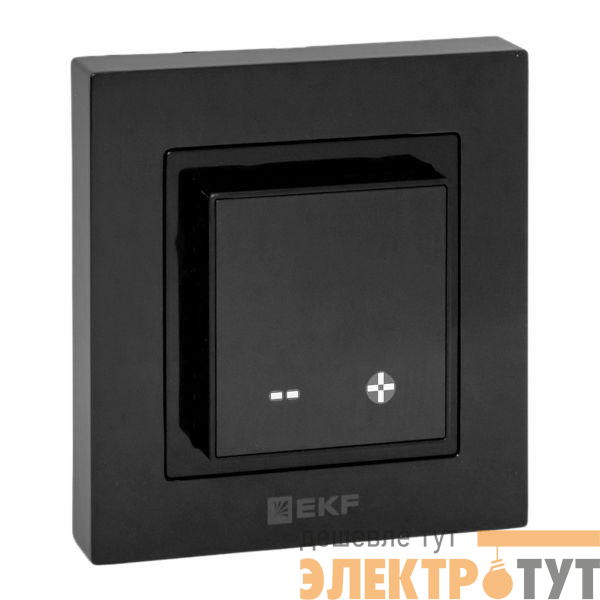 Термостат электронный 16А 230В для теплых полов черн. EKF ett-10b