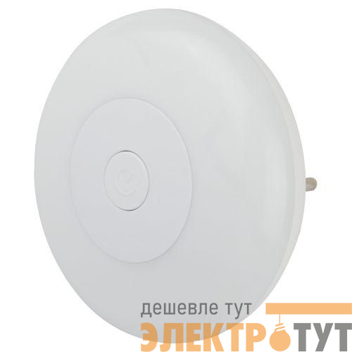 Светильник светодиодный NN-632-SW-W ночник в розетку с выкл. бел. Эра Б0057215