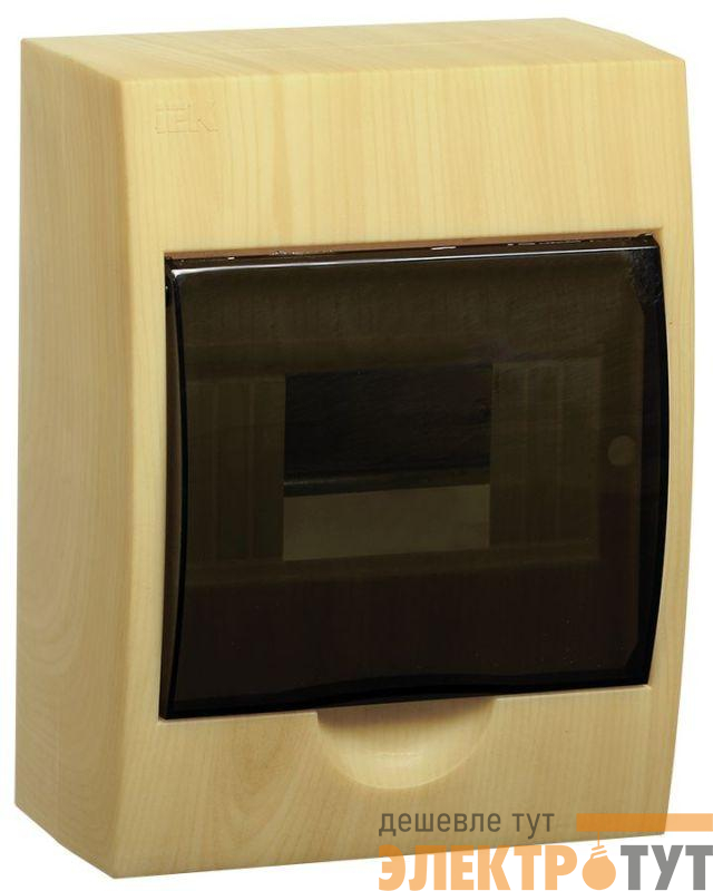 Корпус навесной ЩРН-П-6 Krepta 3 IP41 пластик. сосна IEK MKP12-N-06-41-K34