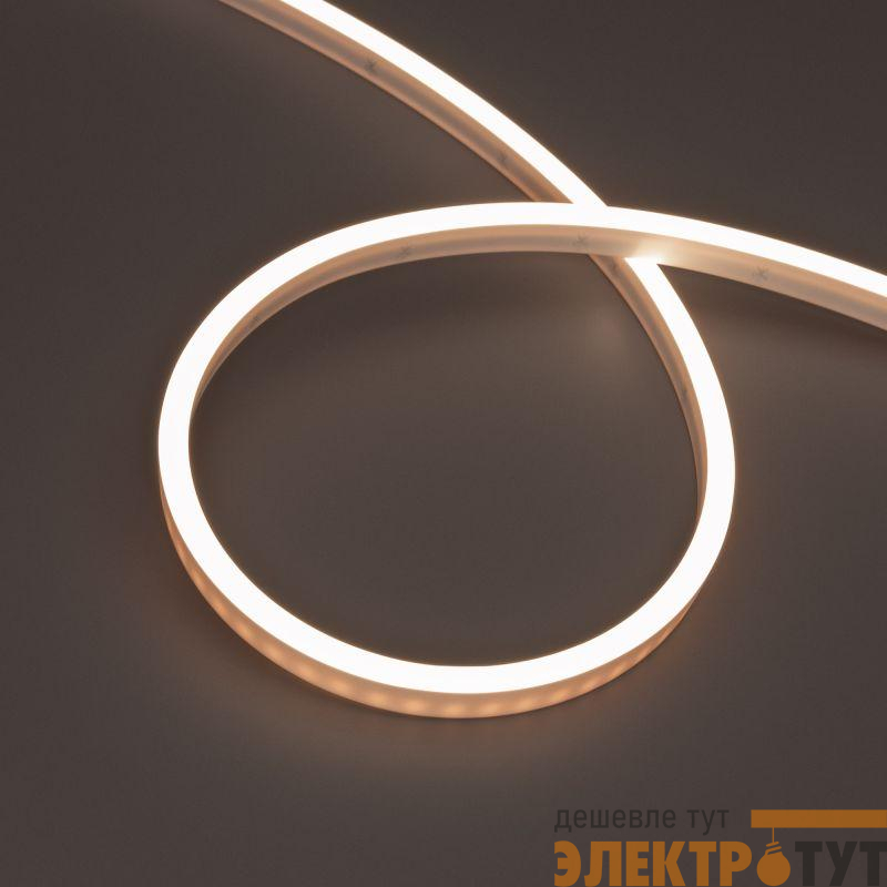 Лента светодиодная WAVE-SIDE-PU-A120-06x12mm 24В Day 4000К 8Вт/м IP68 wire x1 вывод боков. герметичная (уп.1м) Arlight 052585