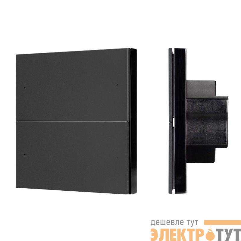 Панель кнопочная SMART-DMX512-801-22-4G-4SC-DIM-IN Black (230В 2.4G) (IP20 пластик) INTELLIGENT ARLIGHT 039312