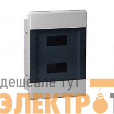 Щиток СП Тусо 24мод. с прозр. двер. 415х299х103мм сер. Ruvinil 68124СП