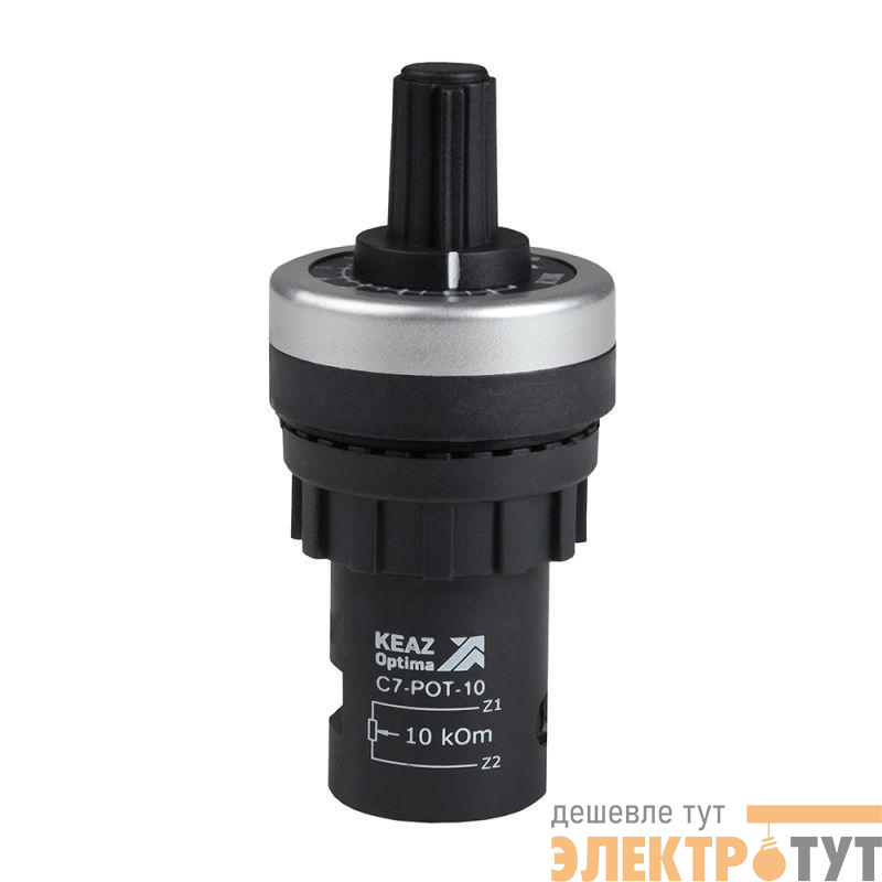 Потенциометр OptiSignal Compact D22 С7-POT-2 2кОм XB4BD912R2K КЭАЗ 362214