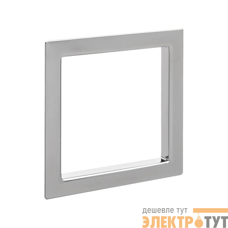 Вставка декоративная 1-м 2мод. Avanti для рамок из натуральн. материалов хром DKC 4404822D