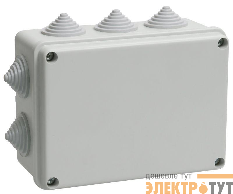 Коробка распаячная ОП 150х110х70 IP55 KM41242 (10 каб.ввод.) IEK UKO10-150-110-070-K41-55