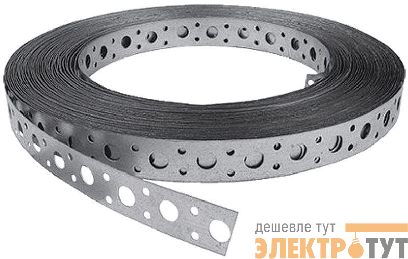 Лента монтажная перфорированная 20х1мм (уп.25м) IEK CLP1M-LP-20-2