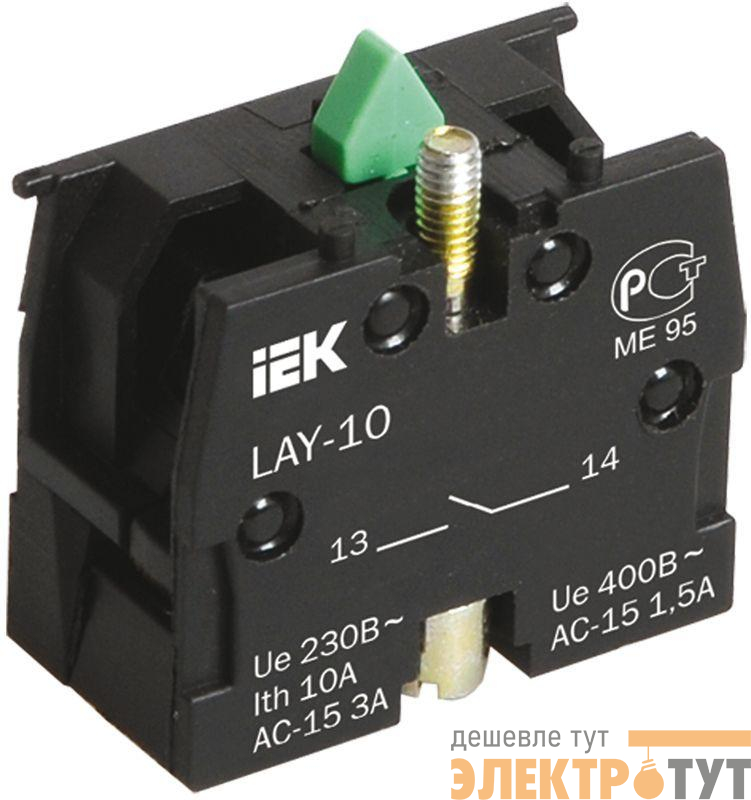 Блок контактный 1з для LAY5 KARAT IEK BDK21
