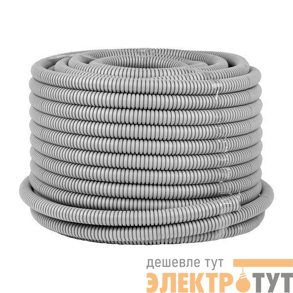 Труба гофрированная ПВХ d20мм с протяжкой (уп.50м) Plast PROxima EKF tg-z-20-50m