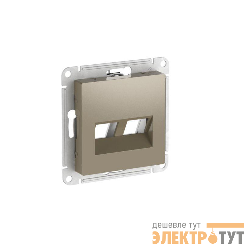 Накладка двойная AtlasDesign для информационных функций типа Keystone шампань SE ATN000590