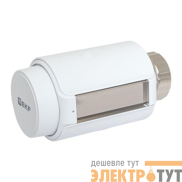 Терморегулятор умный для радиатора отопления (термоголовка) Zigbee Connect EKF ett-8