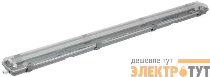 Светильник ДСП 2202 под LED лампу 2хT8 1200мм IP65 IEK LDSP0-2202-2X120-K01