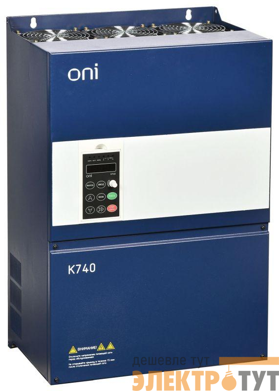 Преобразователь частоты K740 380В 3Ф 75-93кВт 152-176А энкодер Profibus ONI K740-33-75G93PMZ