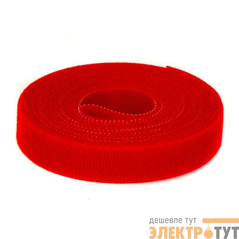 Лента-липучка 9х5000мм красн. (рулон) DKC 285X09RD