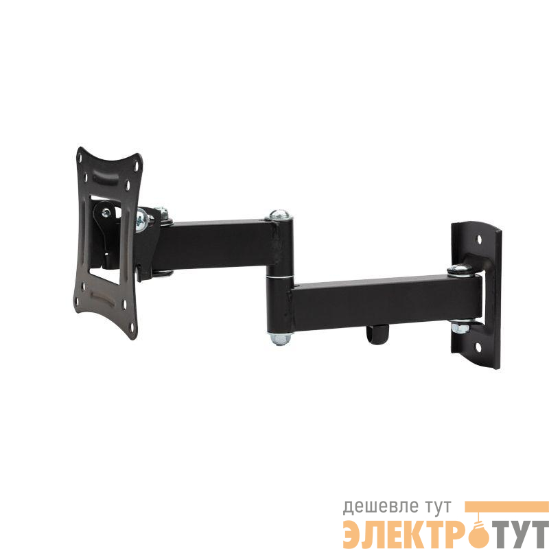 Кронштейн для телевизора 13"- 37" дюймов наклонно-поворотный 2 колена HOME Rexant 38-0051