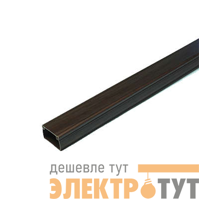 Кабель-канал 25х16 L2000 с двойн. замком пластик венге Урал Пак КК-4825016-084
