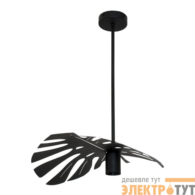 Светильник "Монстера" 111 НПБ 01-60-110 Е27 (ИМ) потолочный черн.муар Элетех 1005405205