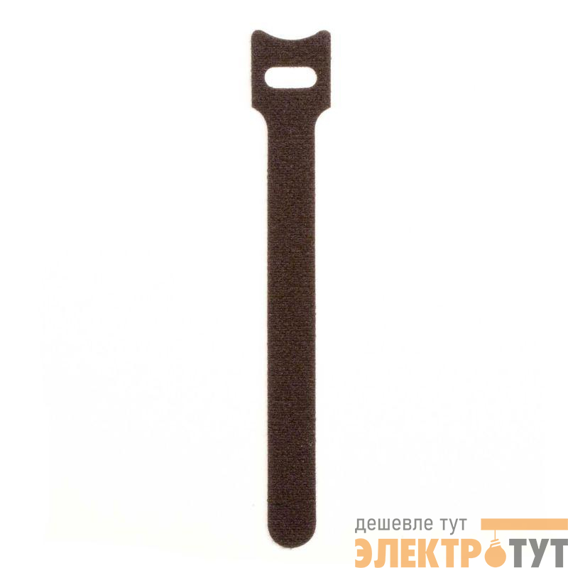 Хомут мягкий многоразовый на тканевой основе 180х12.5 черн. (уп.10шт) DKC 281813BL