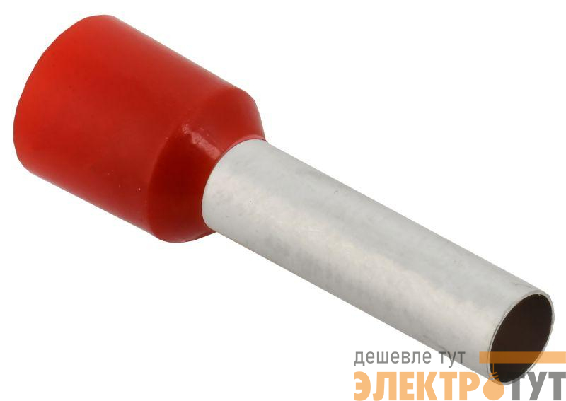 Наконечник НШВИ 10-18 темн. красн. (уп.100шт) IEK UGN11-010-018-100