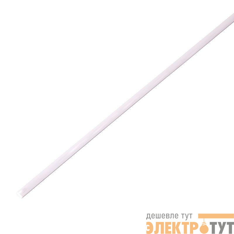 Трубка термоусадочная ТУТ нг 3.0/1.5 бел. 1м Rexant 20-3001