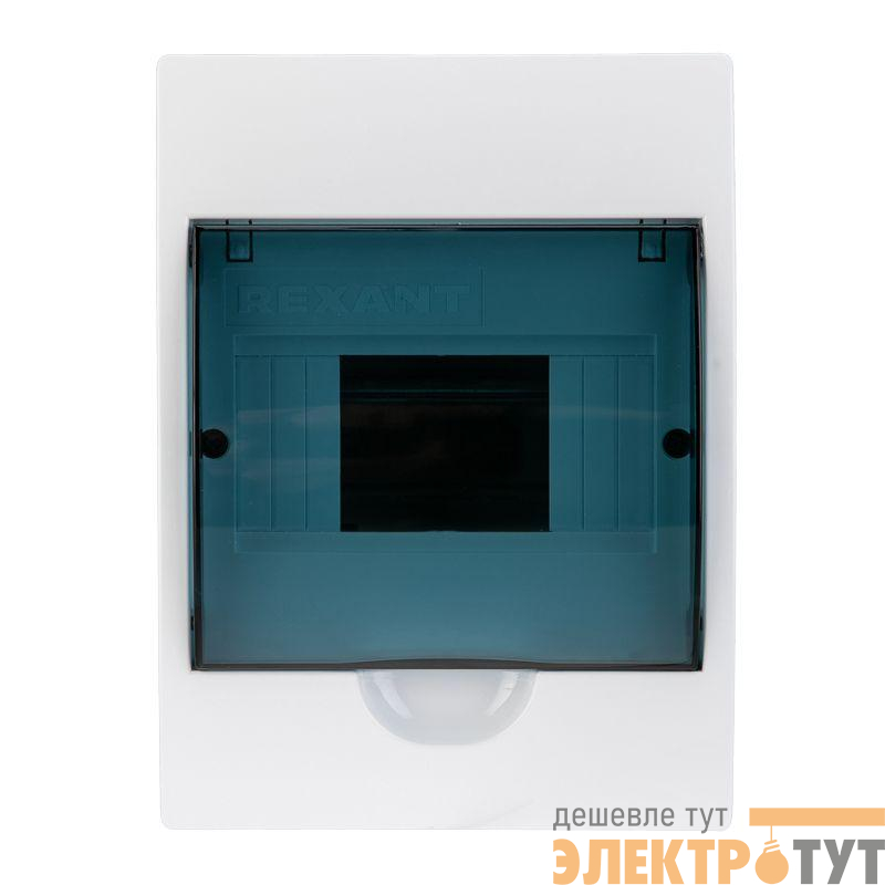 Бокс ЩРН-П-6 IP41 пластик. бел. Rexant 11-0306