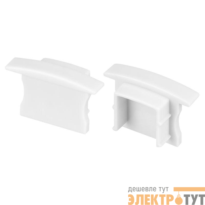 Заглушка LINE-2315-F глухая WHITE пластик (комплект) Arlight 044267