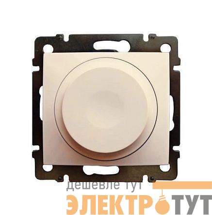 Диммер поворотно-нажимной универс. Valena LED 300Вт двухпроводной сл. кость IEK 695154