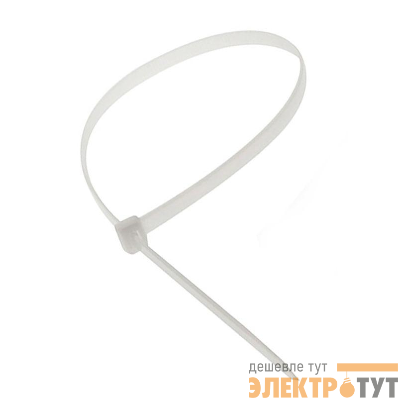 Хомут кабельный 3.6х200 нейлон (б) (уп.100шт) Промрукав PR08.2704