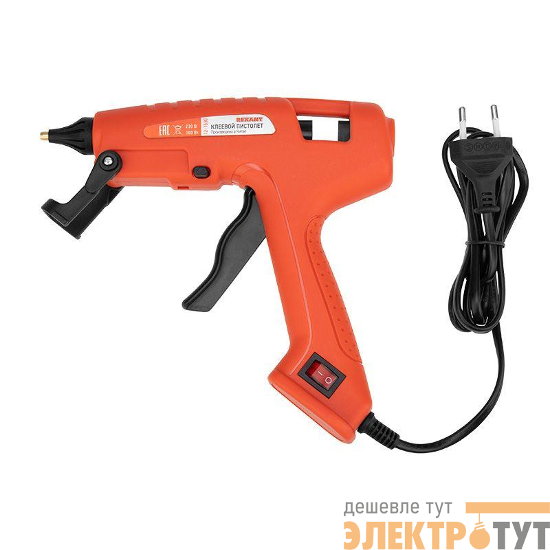 Пистолет клеевой 100Вт ЭКСПЕРТ (блист.) Rexant 12-1530