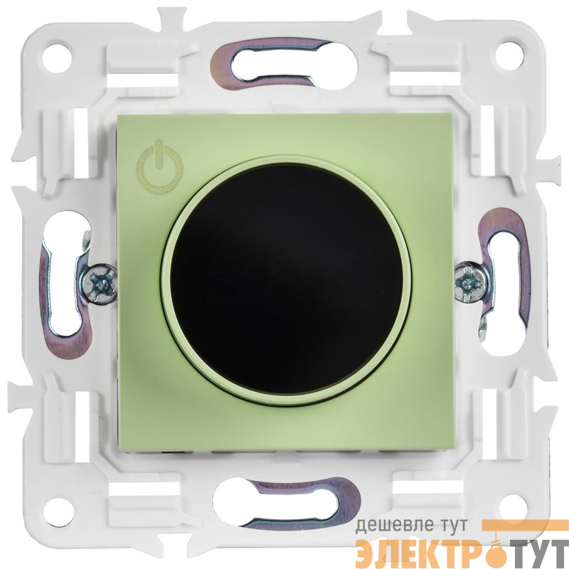 Термостат электронный SKANDY SK-T01G с индикацией мятный IEK SK-RT11-K06