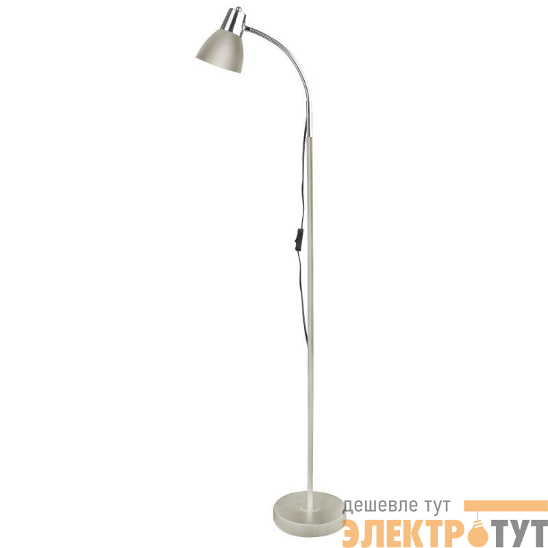 Светильник KD-359F C26 напол. торшер 230В 40Вт E27 тауп Camelion 15189