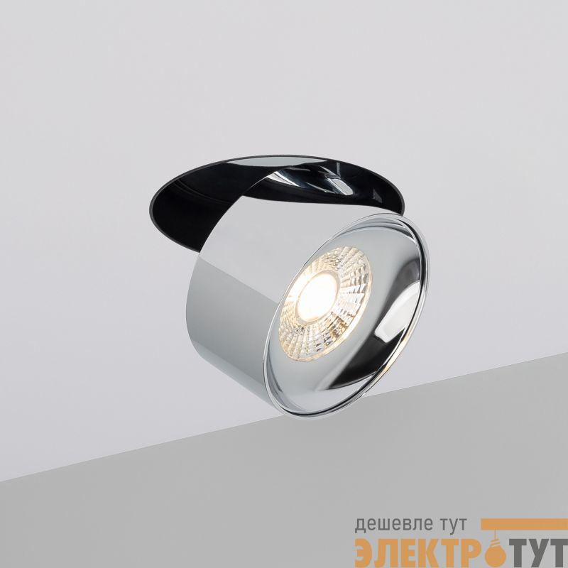 Светильник SP-PLURIO-BUILT-TRIMLESS-R120-9W Warm3000 BK-CHR 36 deg 230В 9Вт 3000К IP20 метал. Arlight 038064