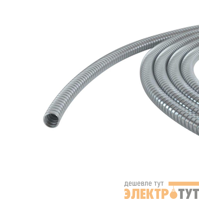 Металлорукав DN d10мм Dвн.10мм Dнар13мм без протяжки оцинк. сталь (уп.50м) DKC 667R1013