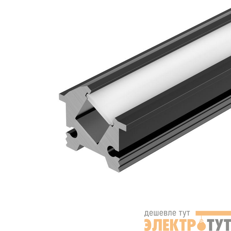Профиль SL-BEVEL-H12-F13-2000 ANOD BLACK L2000 алюм. Arlight 043749