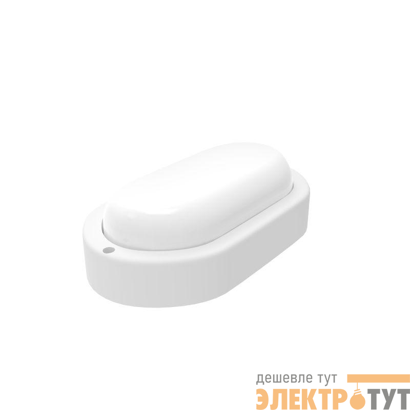Светильник светодиодный Basic 8Вт 4000К IP65 760лм 220-240В 160х90х46мм ДБП овал настенно-потолочный бел. GAUSS 161418208B
