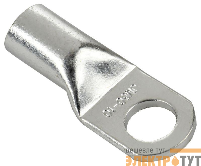 Наконечник медный луженый JGA-50-10 (ТМЛ) (уп.5шт) IEK UNP10-31-O-050-010-05