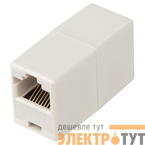 Адаптер проходной RJ45-RJ45 кат.5E неэкранир. (уп.20шт) RJ01AD Эра Б0056898