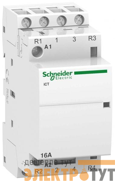Контактор модульный Acti9 iCT16A 2НО 2НЗ 220/240В AC 50Г SchE A9C22818