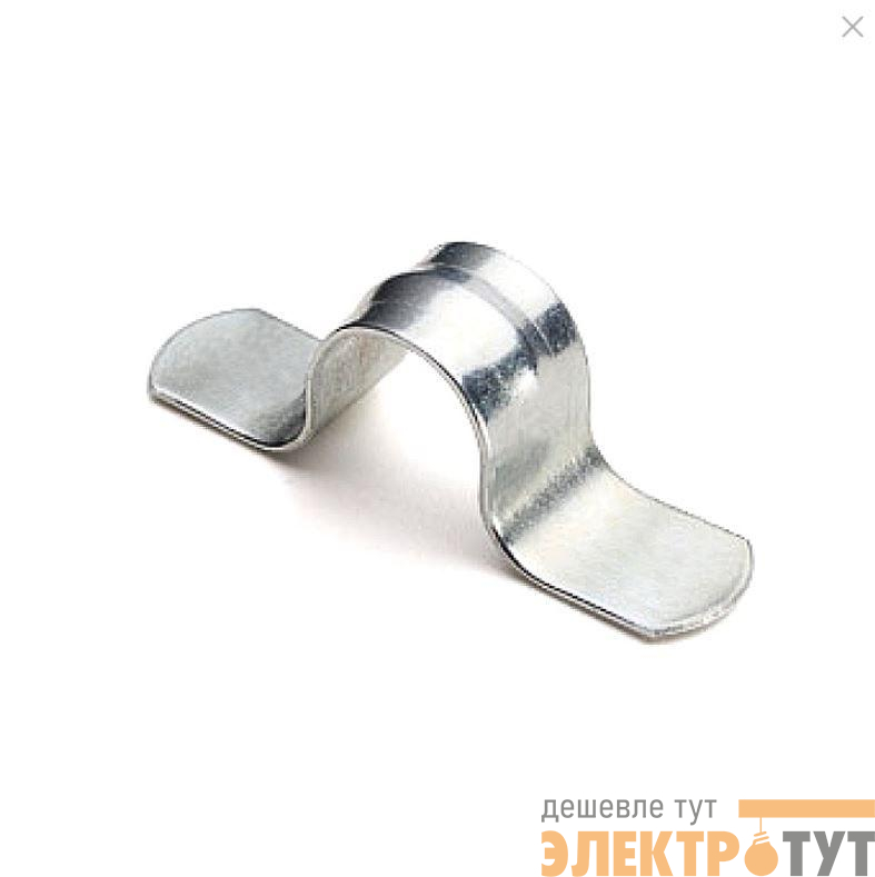Скоба крепежная двухлапковая d19-20мм метал. для монтажн. пистолета PROxima EKF smp-2-19-20
